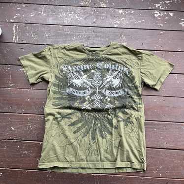 Affliction Y2K Xtreme Couture Shirt XL Affliction… - image 1