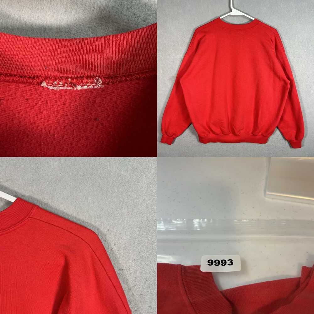 Etro Authentic Retro Nebraska Huskers Fleece Crew… - image 8