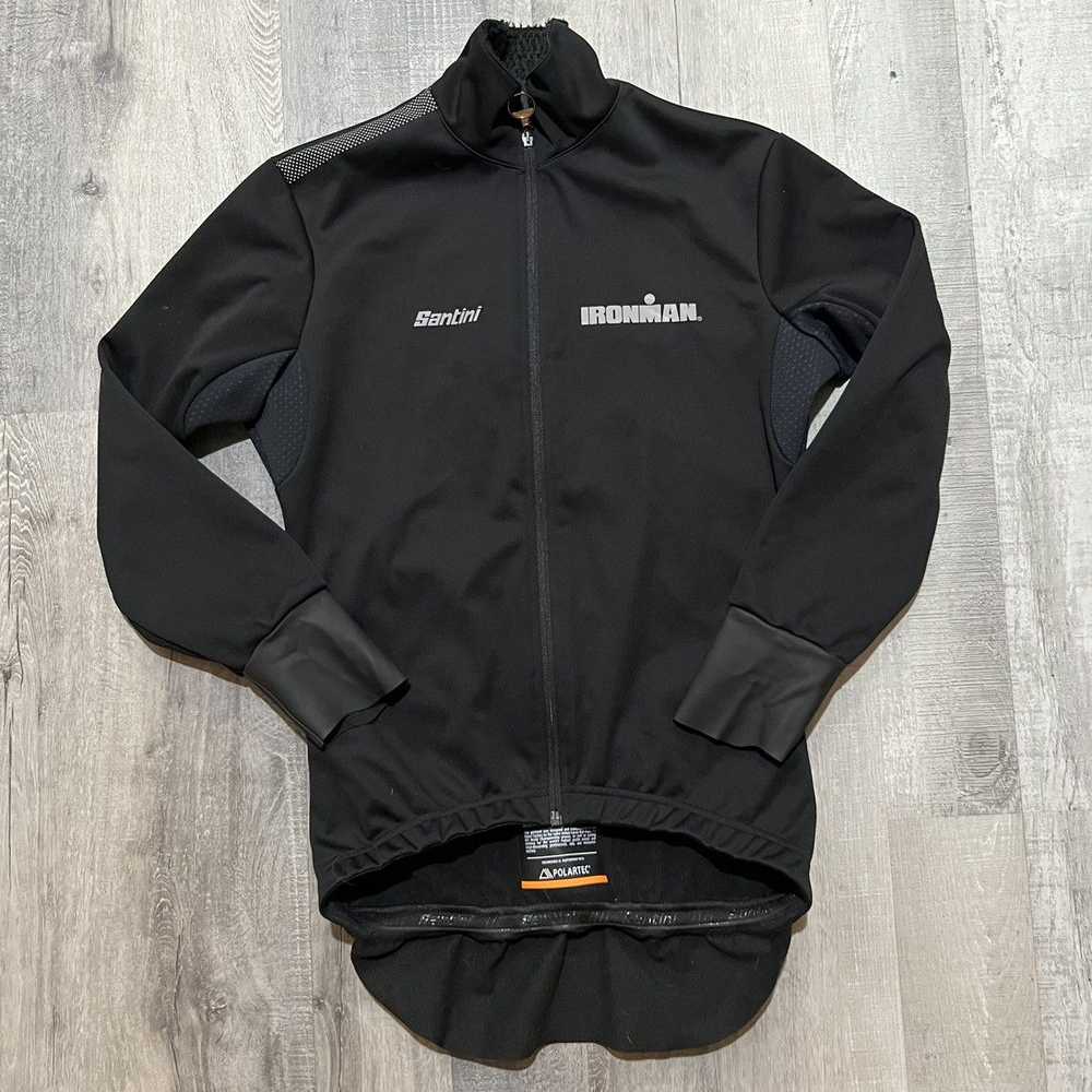 Polartec × Santoni Vega Cycling Jacket Santini Bl… - image 1