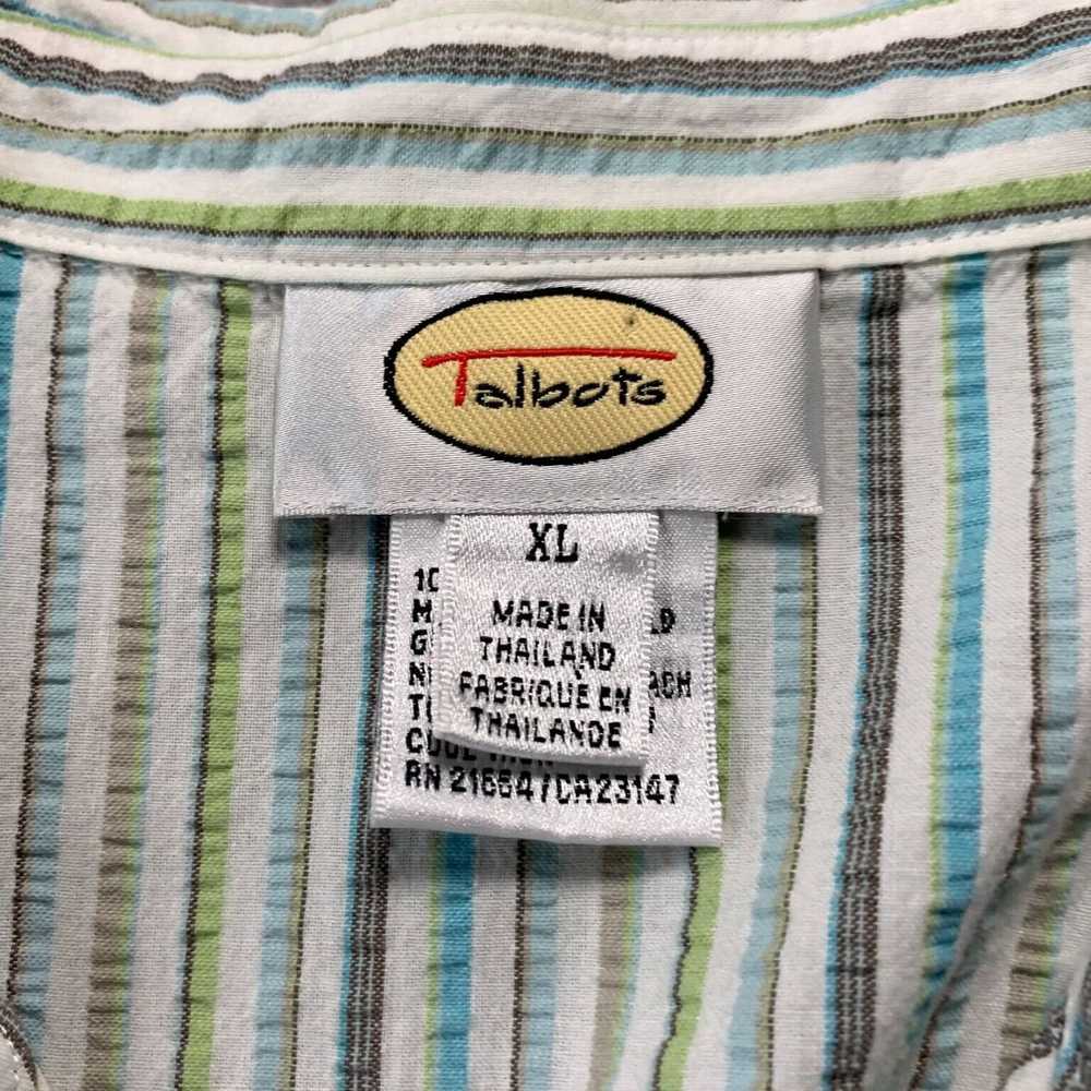 Talbots Talbots Womens Blouse XL Extra Large Stri… - image 3