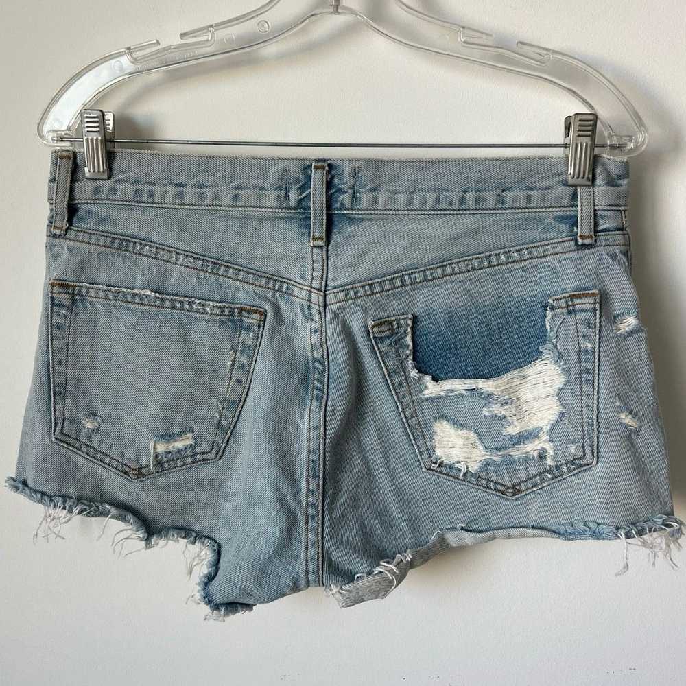 Agolde AGOLDE Parker Cut-Off Denim Shorts size 26 - image 5