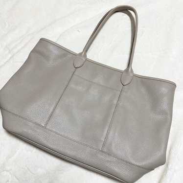 Longchamp Leather Tote Bag in Greige - image 1