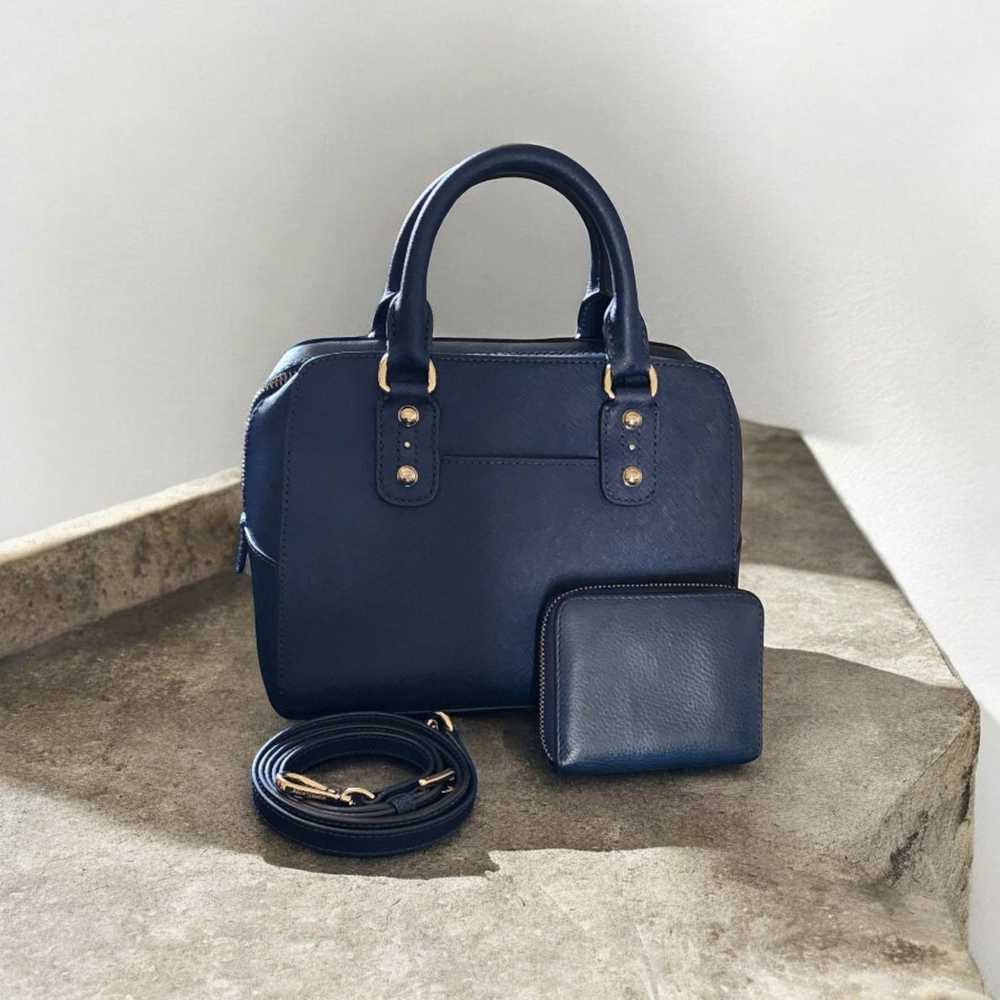 Michael Kors Michael Kors Satter Calf Navy Leathe… - image 2