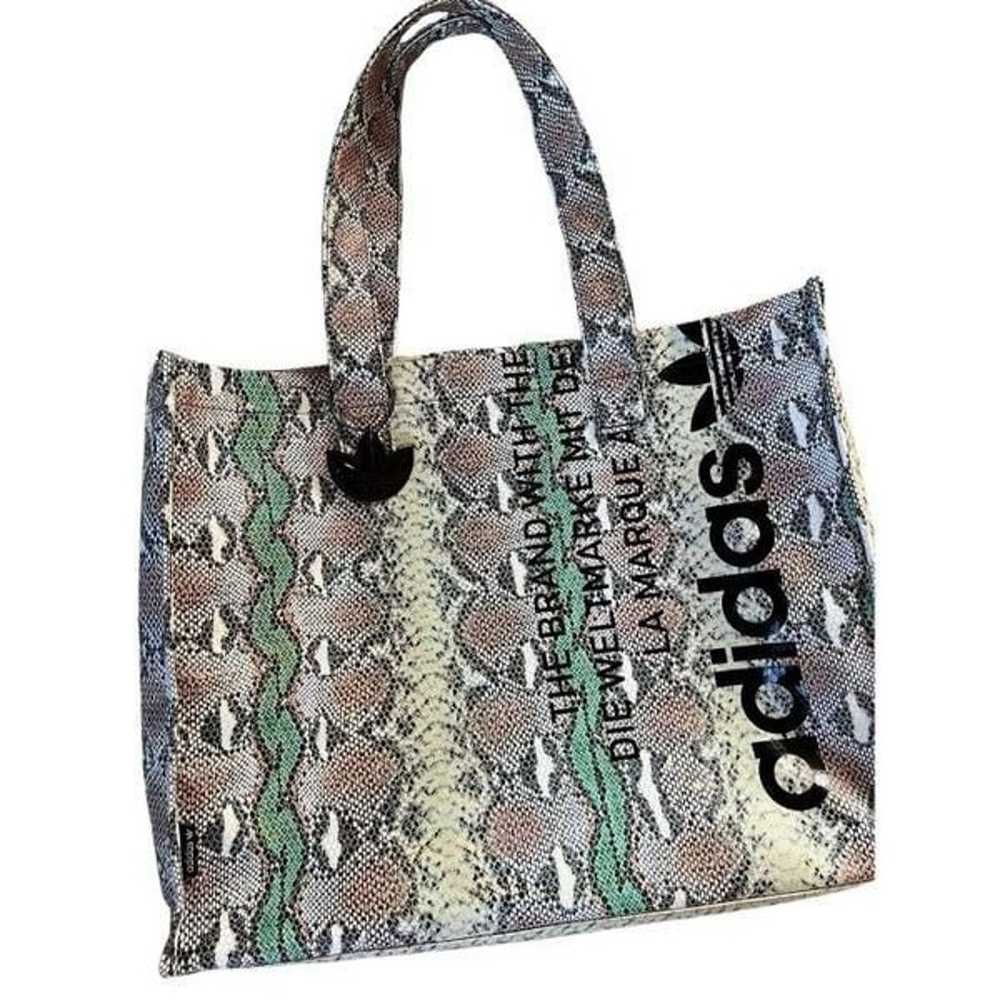 Adidas Originals mock snake print shopper bag Tot… - image 2