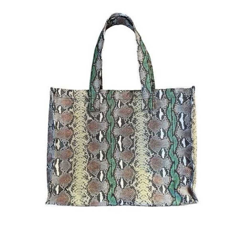 Adidas Originals mock snake print shopper bag Tot… - image 3