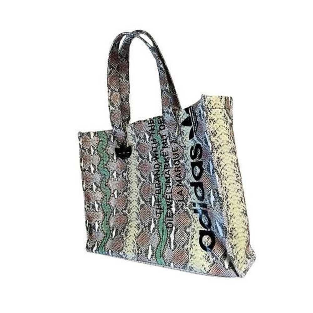 Adidas Originals mock snake print shopper bag Tot… - image 4