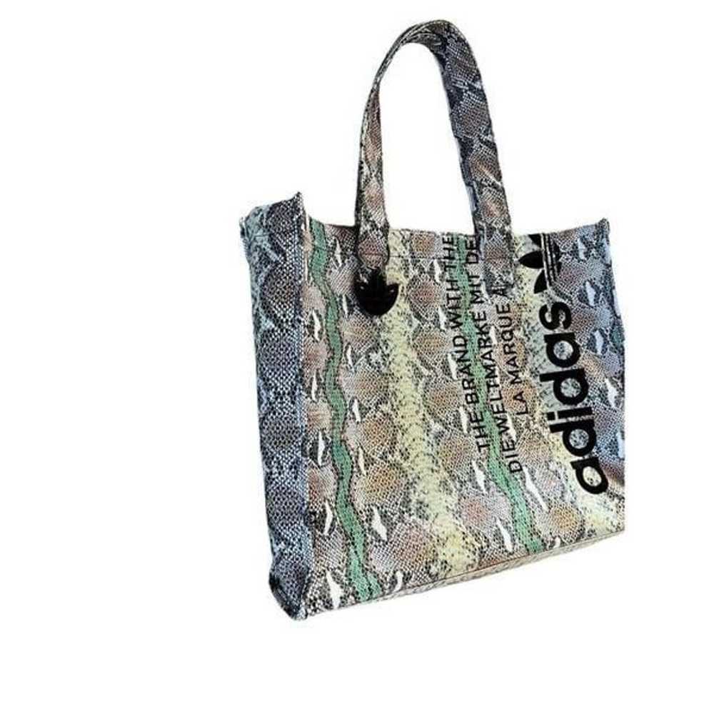 Adidas Originals mock snake print shopper bag Tot… - image 9