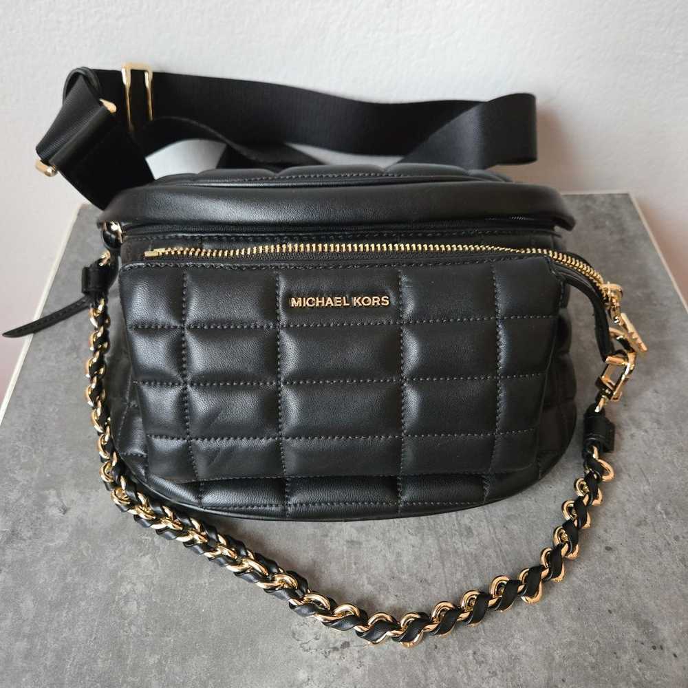 Michael Kors Quilted Leather Belt Bag - image 3