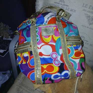 バッグ COACH Vintage Poppy Shoulder Bag 2Way Coach Poppy Shoulder Bag