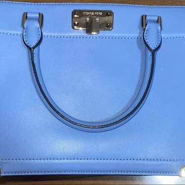 MICHAEL KORS Blue Leather Handbag - image 1