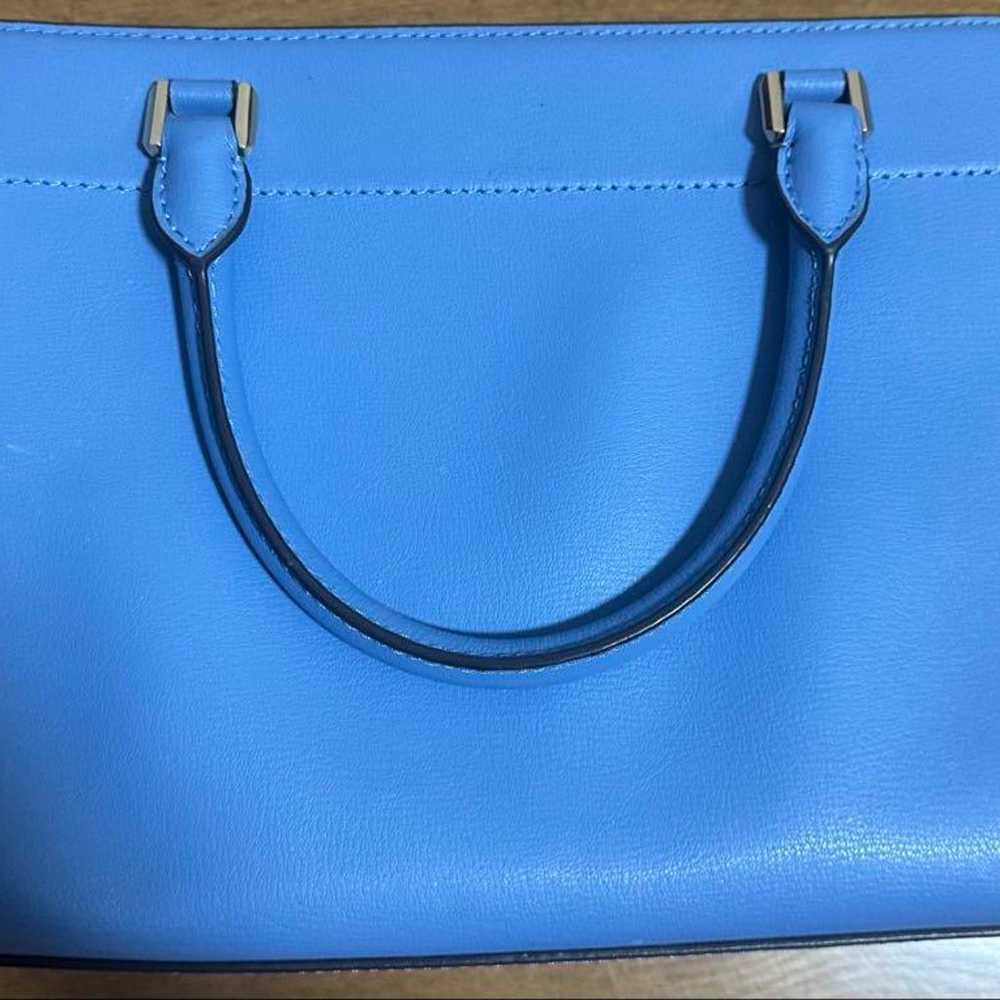 MICHAEL KORS Blue Leather Handbag - image 4