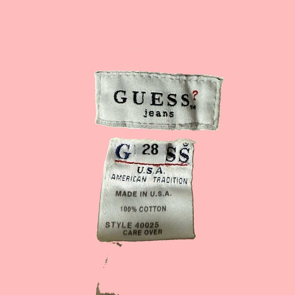 Guess Authentic Vintage White Cotton Denim Jeans … - image 4