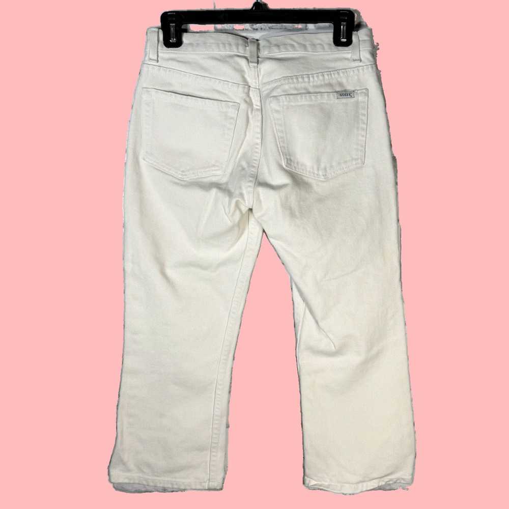 Guess Authentic Vintage White Cotton Denim Jeans … - image 5