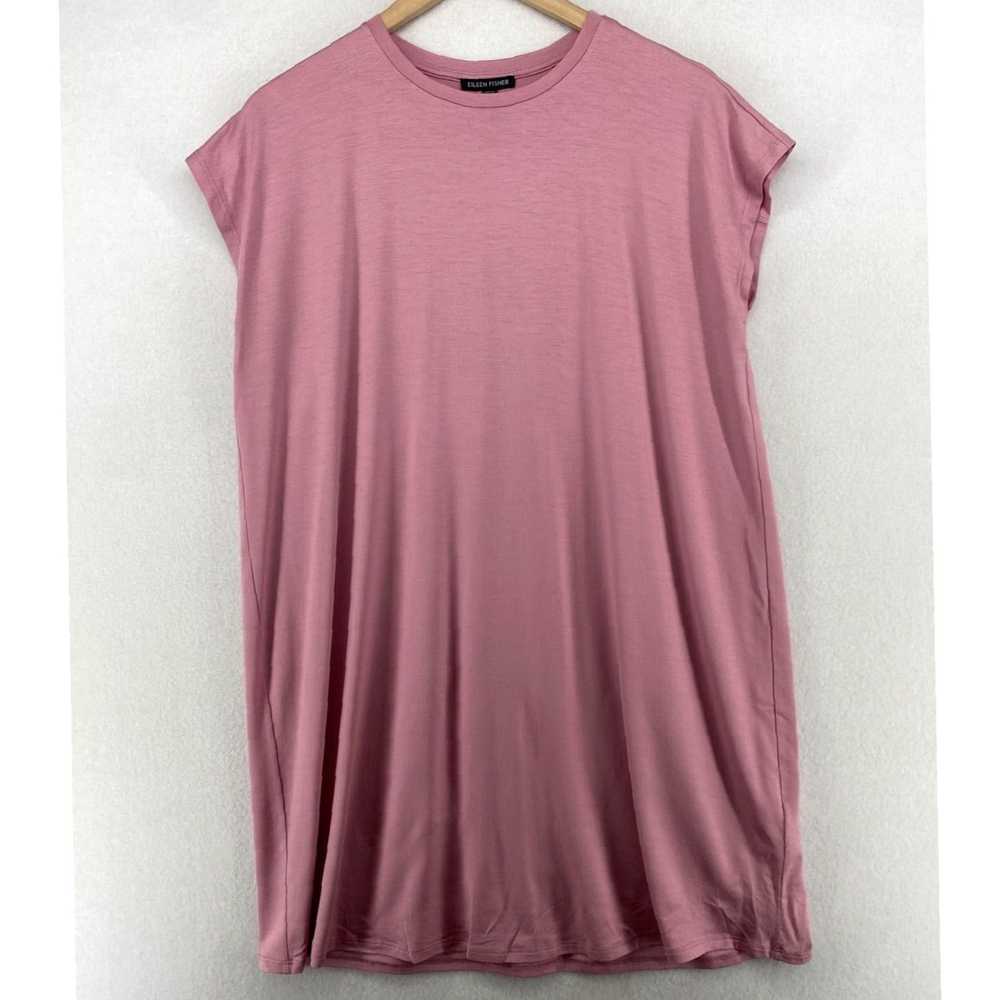 Eileen Fisher EILEEN FISHER Pink Tencel Stretch J… - image 1