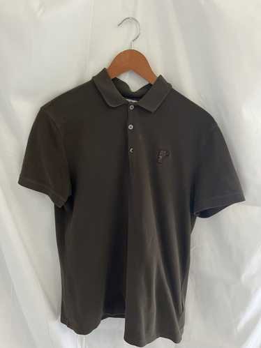 Versace Versace Olive Collared Polo Shirt