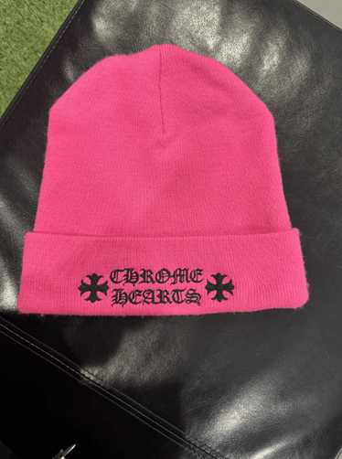 Chrome Hearts Chrome Hearts Logo Beanie Pink