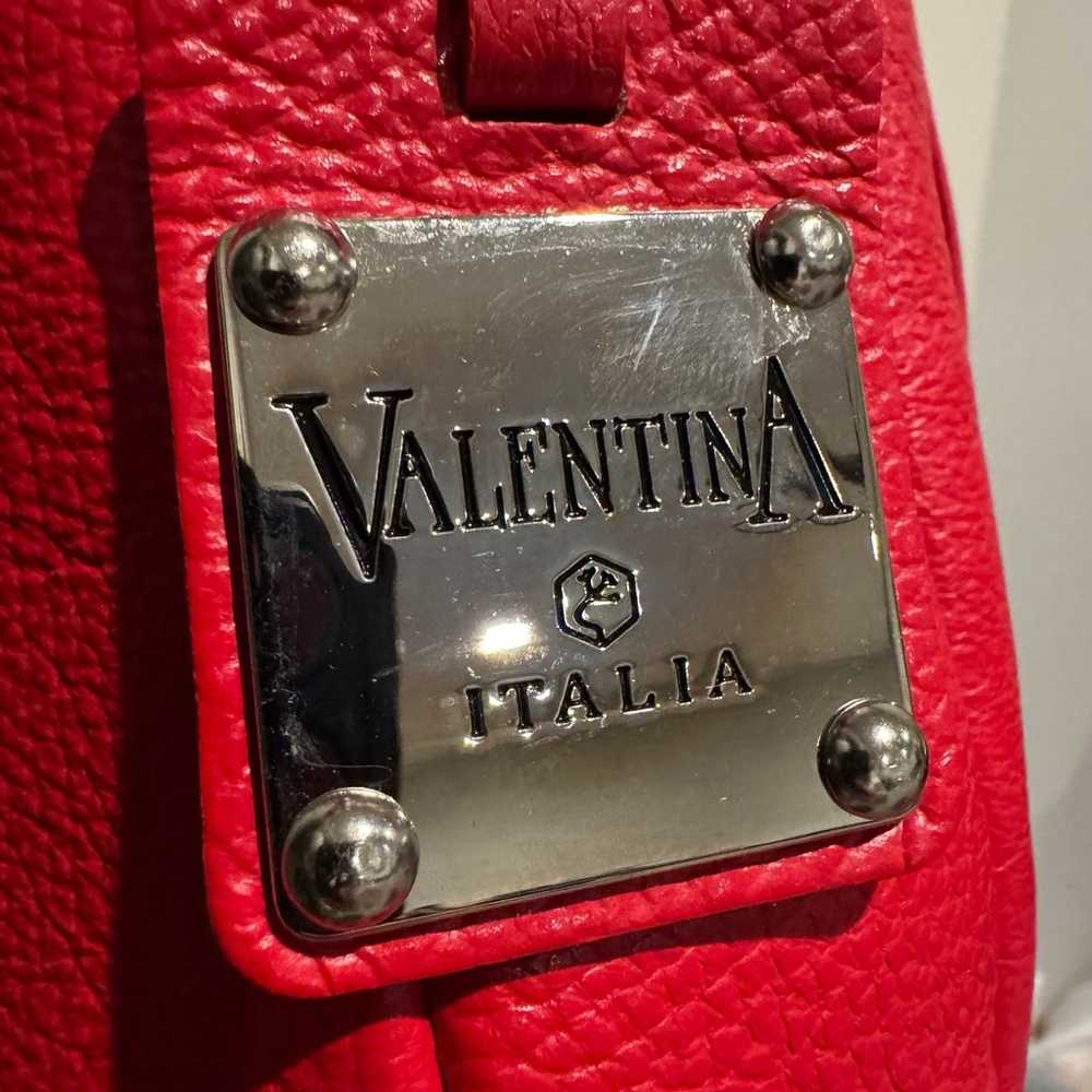 Gorgeous Red Leather (so soft!) Valentina Italian… - image 3