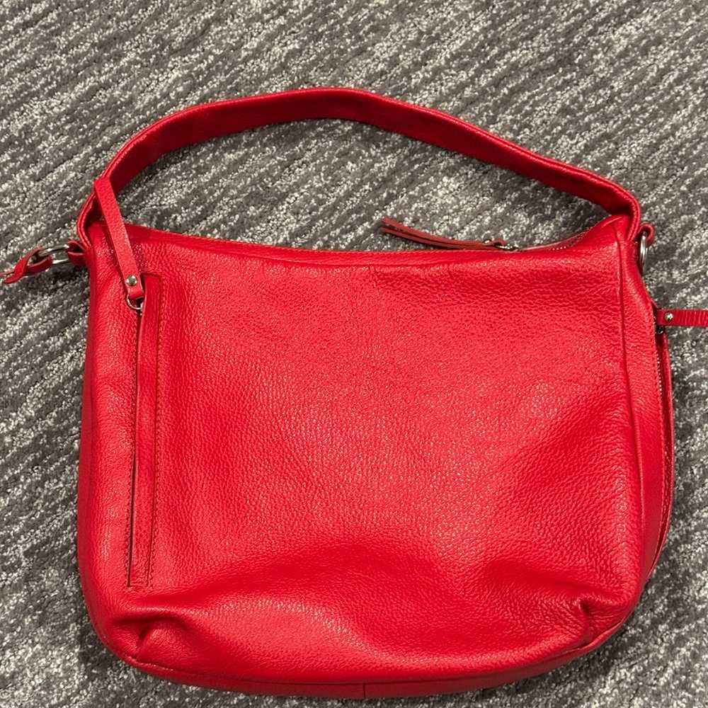 Gorgeous Red Leather (so soft!) Valentina Italian… - image 4