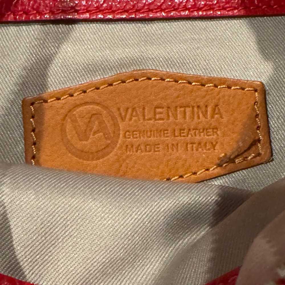 Gorgeous Red Leather (so soft!) Valentina Italian… - image 9