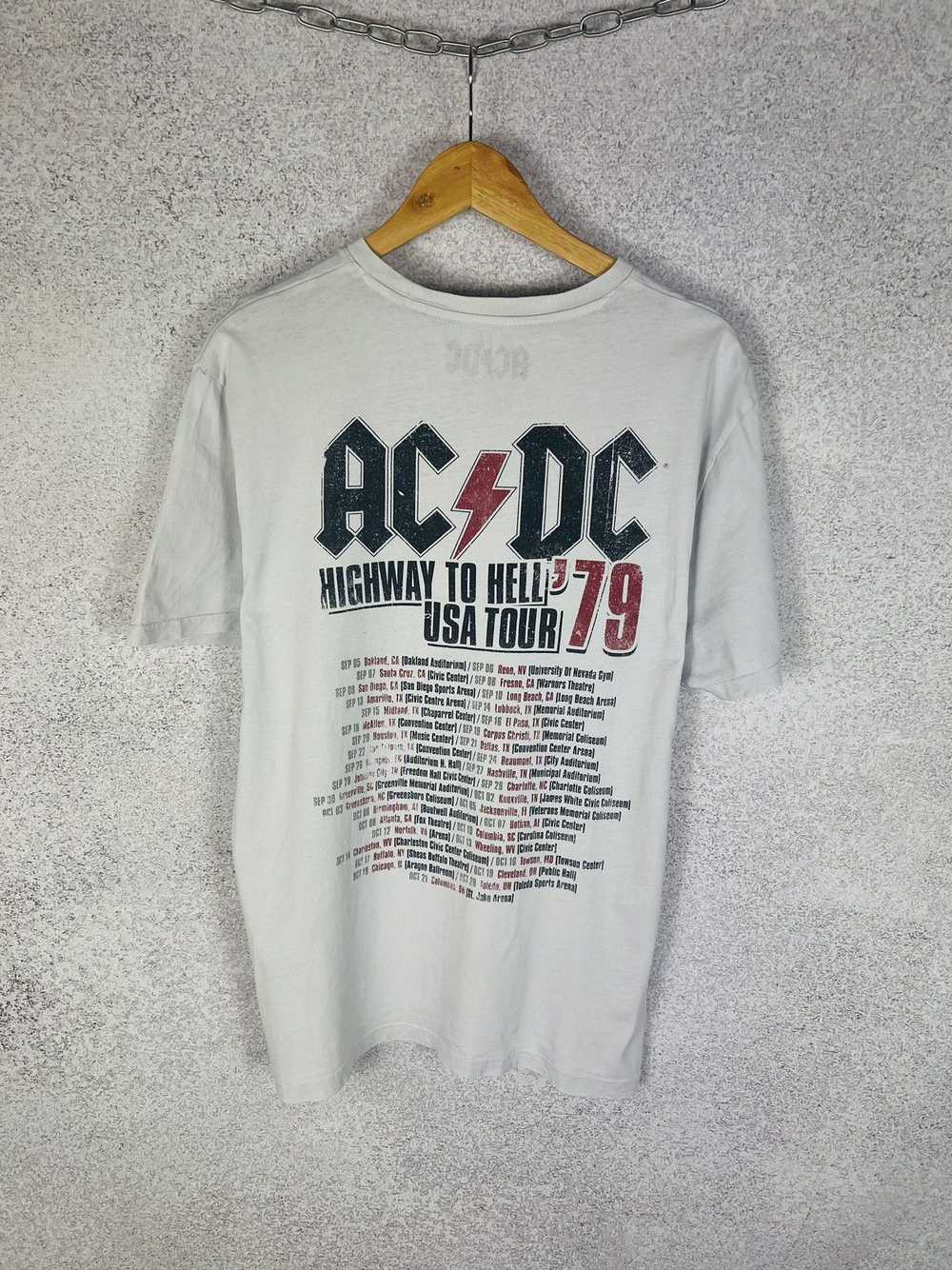 Ac/Dc × Band Tees × Rock T Shirt Vintage AC/DC Hi… - image 2