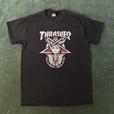 Thrasher Thrasher graphic tee no flaws - image 1