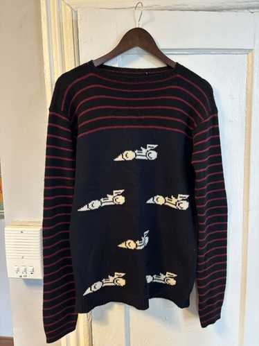 Prada Prada SS16 Runway Striped Racecar sweater