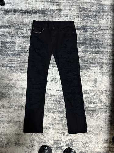 Hysteric Glamour SS06 Sample Distressed Scab Denim - image 1