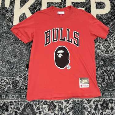 A BATHING APE x Mitchell & Ness シャツ　最終価格 A BATHING APE x Mitchell & Ness シャツ 最終価格 A BATHING