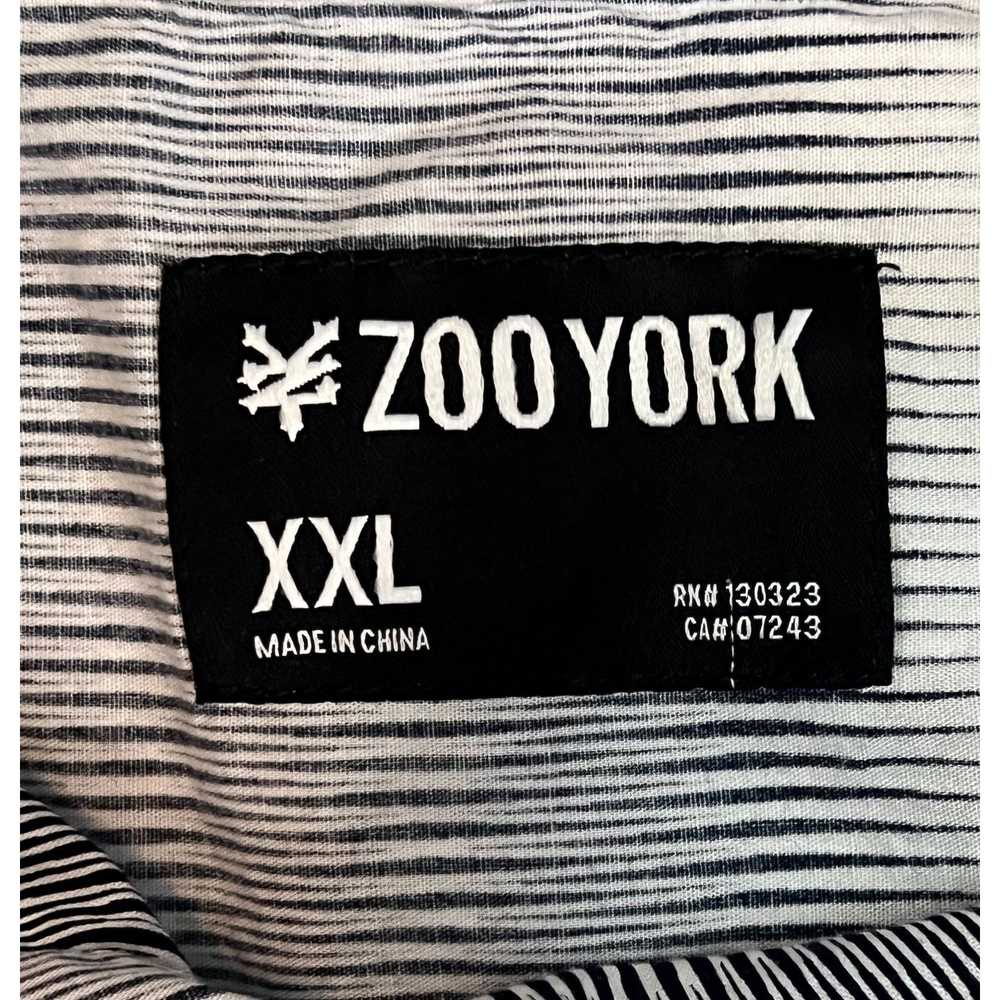 Zoo York Zoo York Short Sleeve Button Up Shirt Wh… - image 3