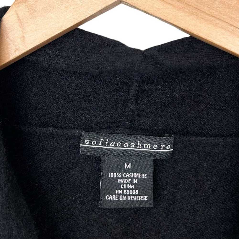 Other Sofia Cashmere Black 100% Cashmere Sweater … - image 2