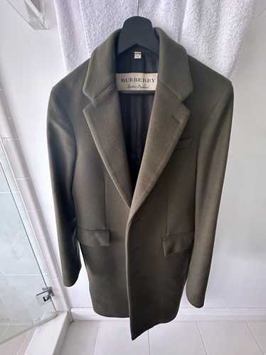 Burberry★素敵！Women Ellerton Wool Blend Green Coat NEW $1590 Burberry London Women Ellerton Wool Blend Green