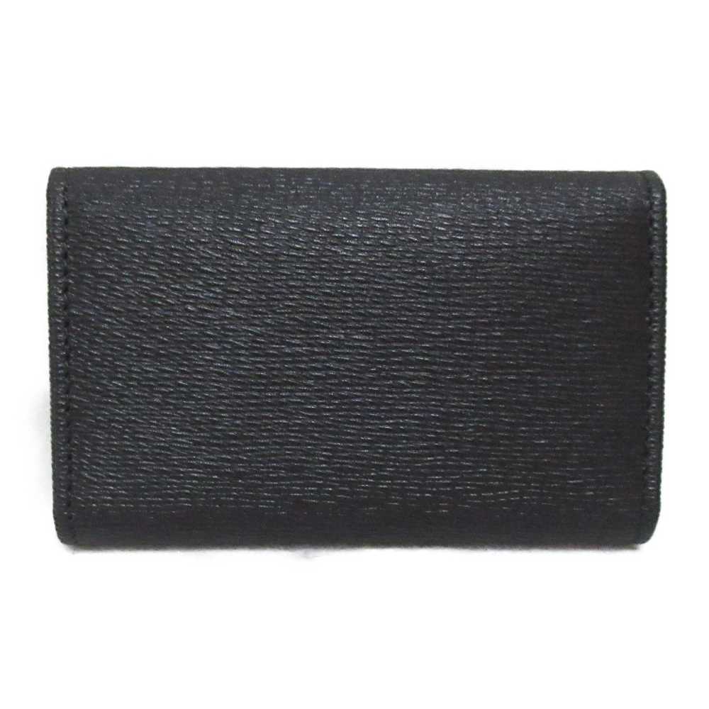 Bvlgari Bvlgari Bvlgari Leather 6 Key Case Black … - image 2