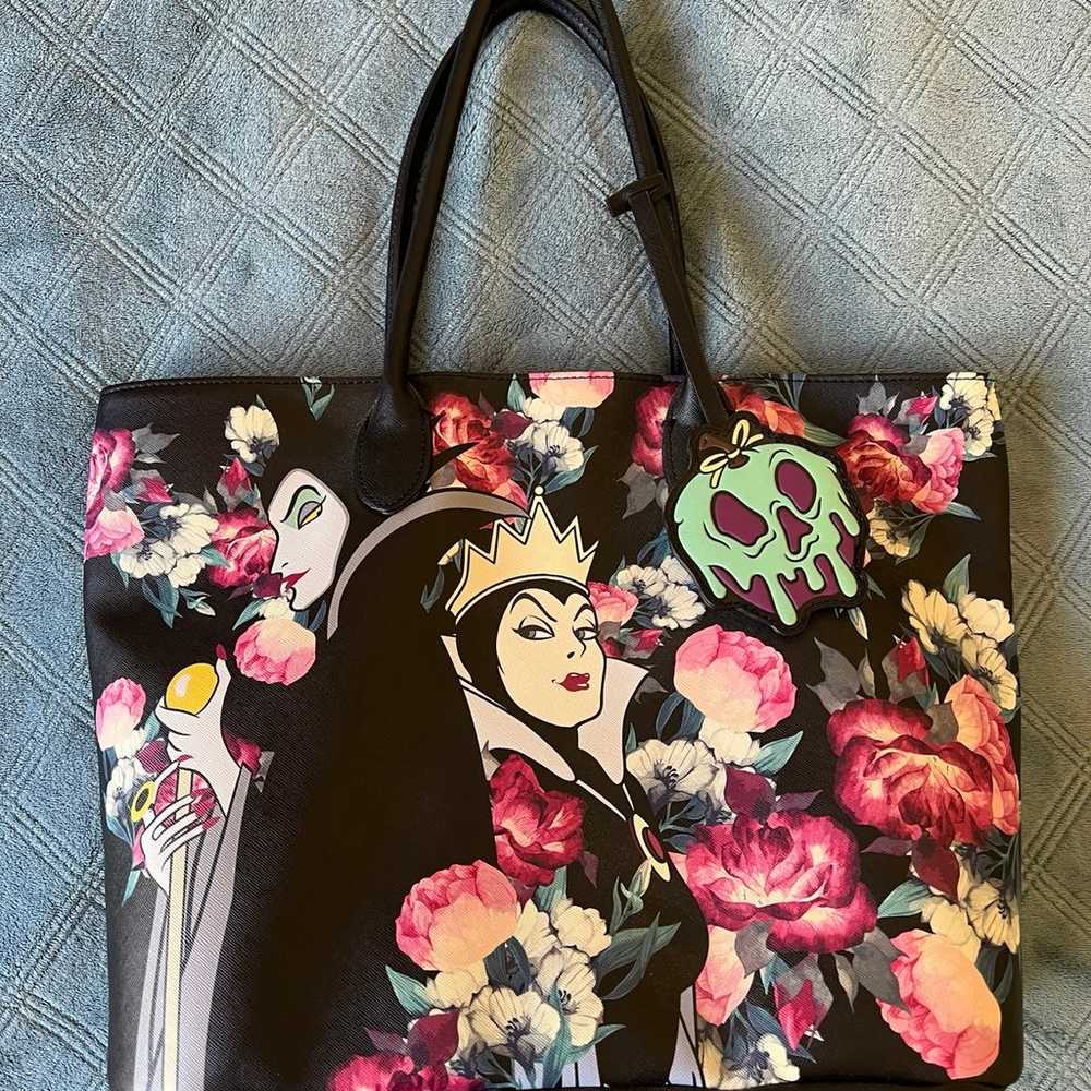 Loungefly Villains Floral Tote - image 1