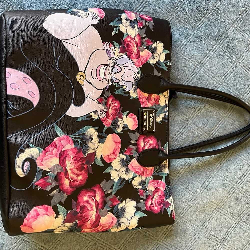 Loungefly Villains Floral Tote - image 2