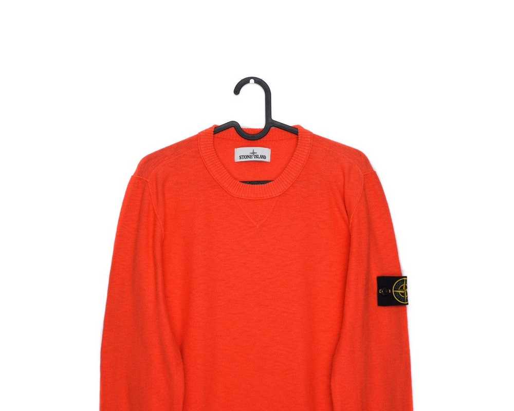 Stone Island Stone Island Coral Fire Red Knit Cre… - image 2