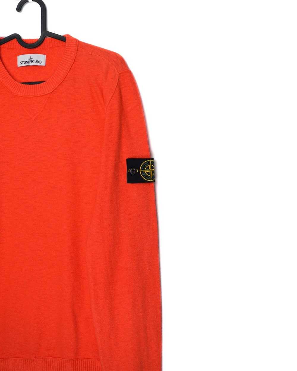 Stone Island Stone Island Coral Fire Red Knit Cre… - image 3