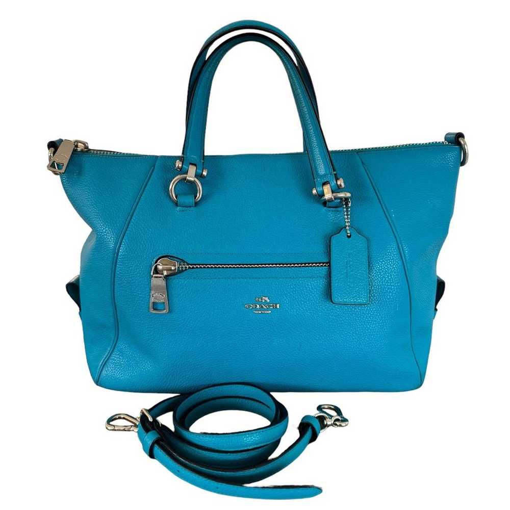 COACH PRIMROSE SATCHEL PEBBLE LEATHER ( F37934) S… - image 10