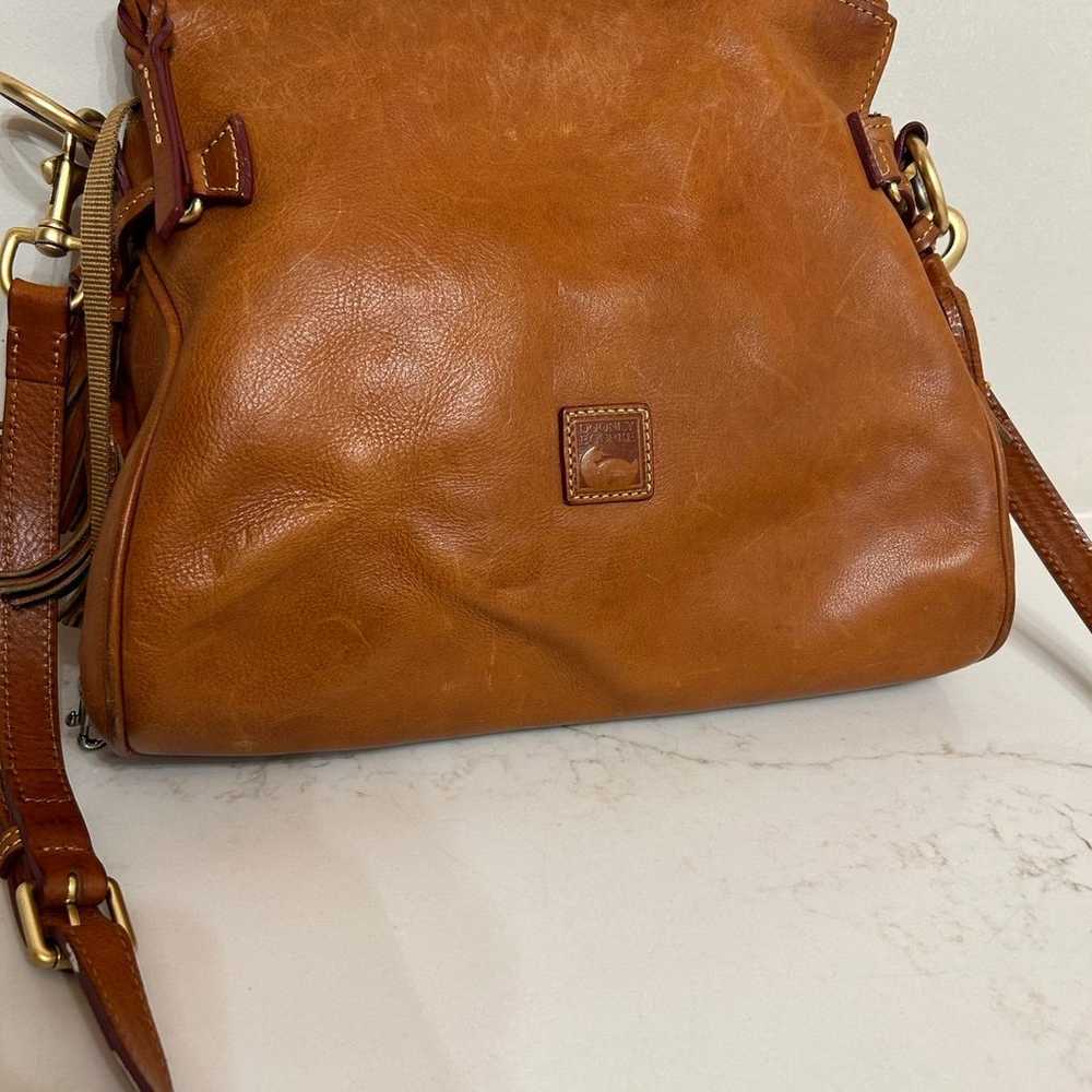 Large Brown Leather Dooney and Bourke purse - image 2