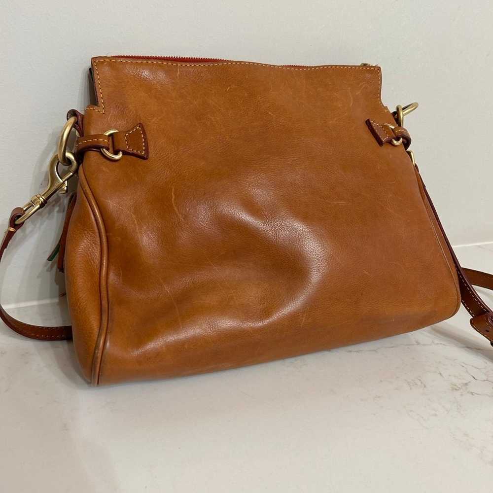 Large Brown Leather Dooney and Bourke purse - image 3