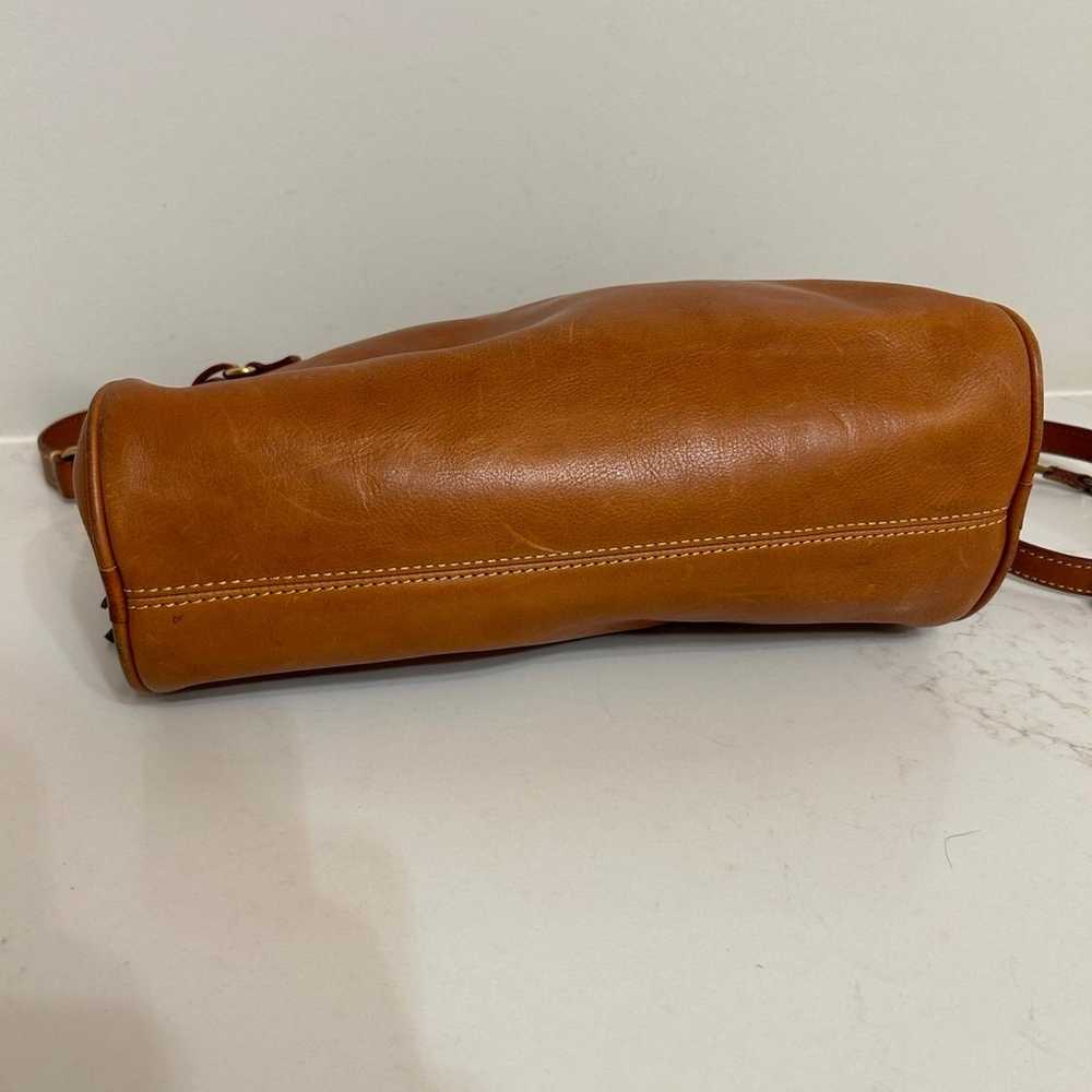 Large Brown Leather Dooney and Bourke purse - image 4