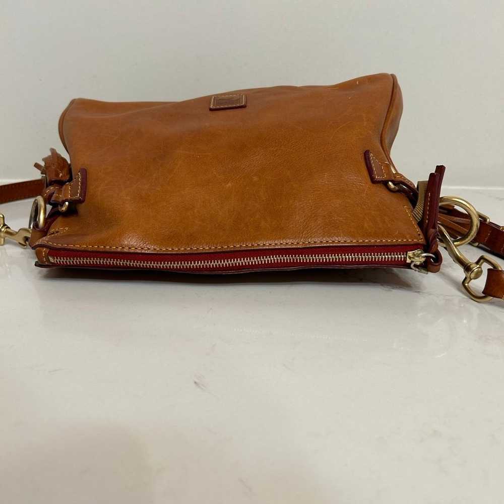 Large Brown Leather Dooney and Bourke purse - image 7