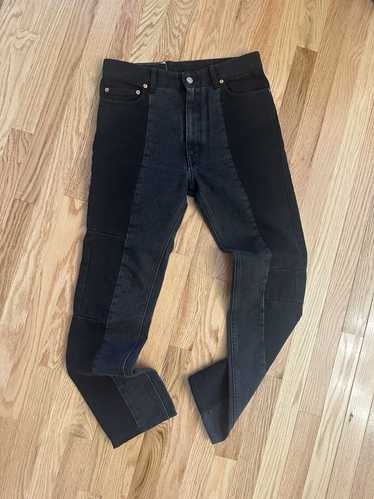 Maison Margiela Paneled Straight Leg Denim