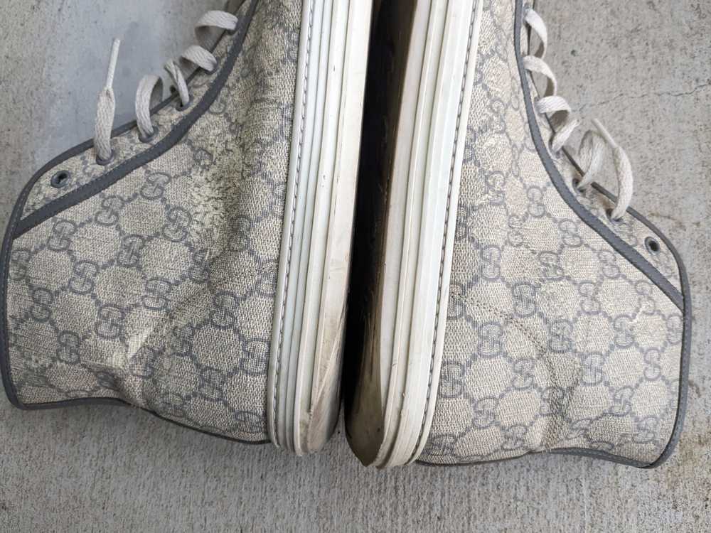 Gucci × Rare Gucci Monogram Sneakers 12.5 Canvas … - image 12