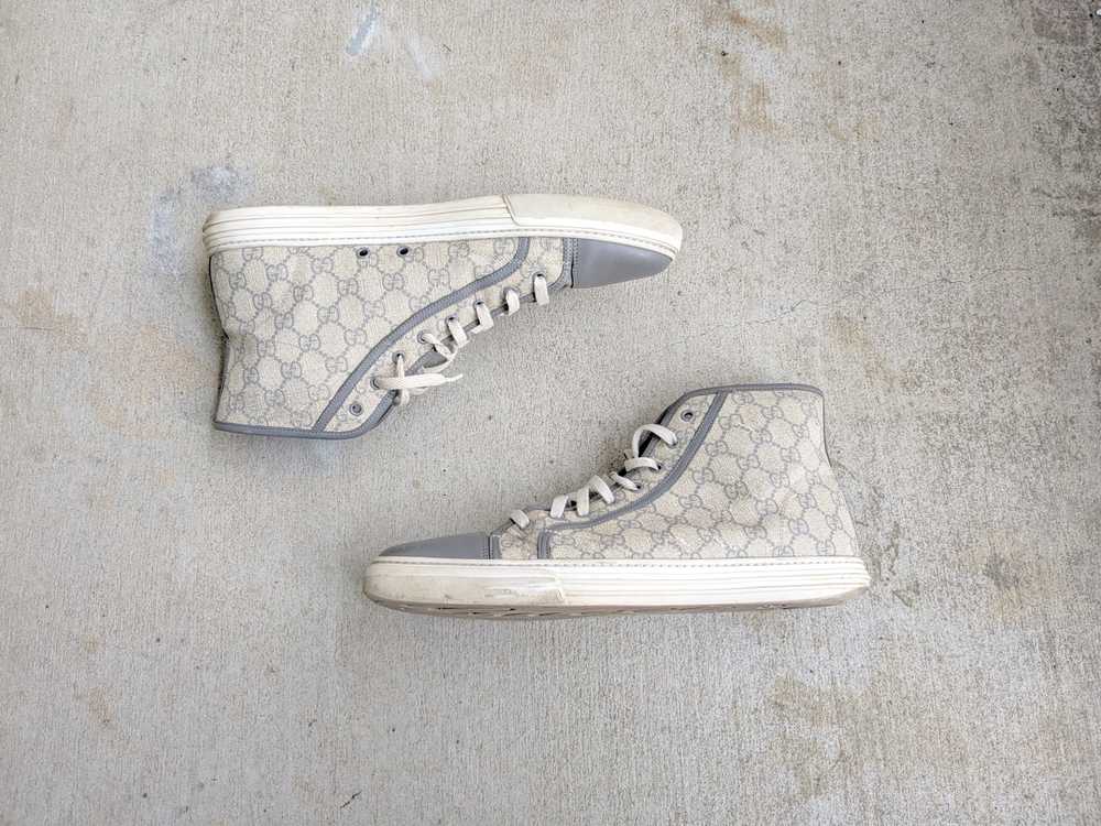 Gucci × Rare Gucci Monogram Sneakers 12.5 Canvas … - image 1