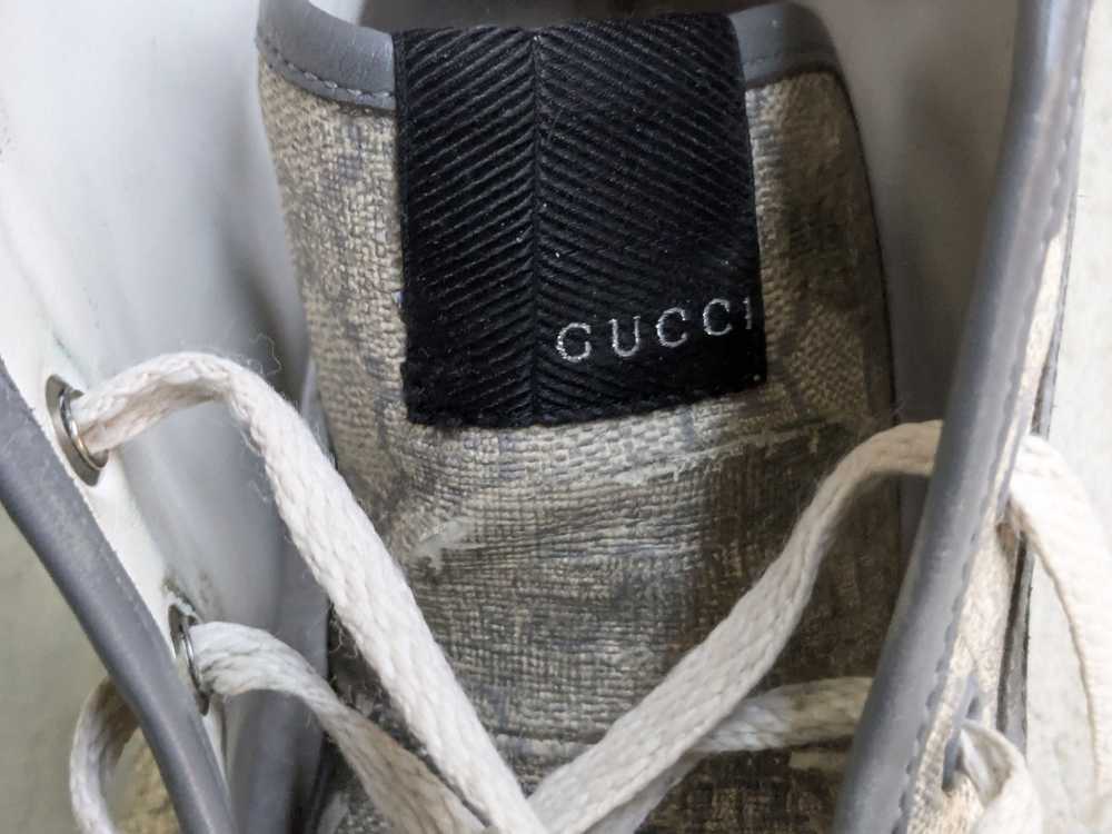 Gucci × Rare Gucci Monogram Sneakers 12.5 Canvas … - image 7