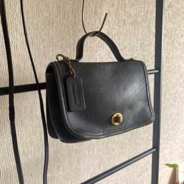 Rare Old Coach Mini Shoulder Handbag 2way