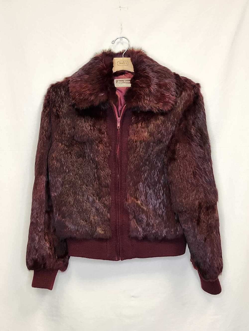 Dino Ricco Dyed Rabbit Fur Coat - image 1