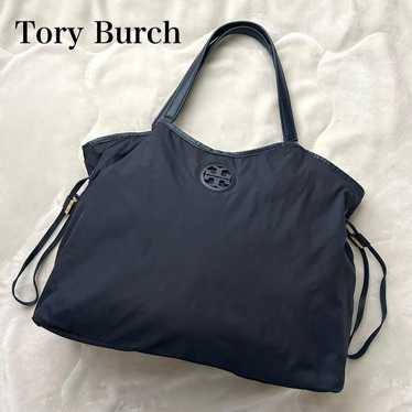 Tory Burch Tote Bag Nylon Navy