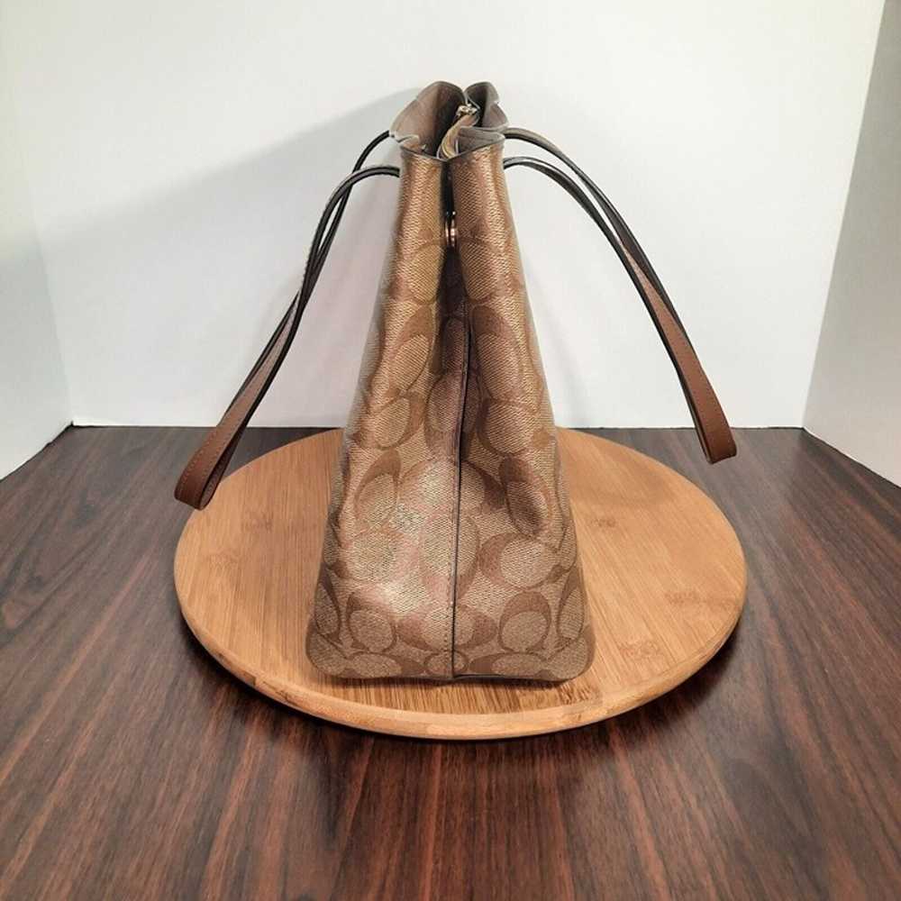 Coach Avenue Carryall Bag Signature Coated Canvas… - image 3