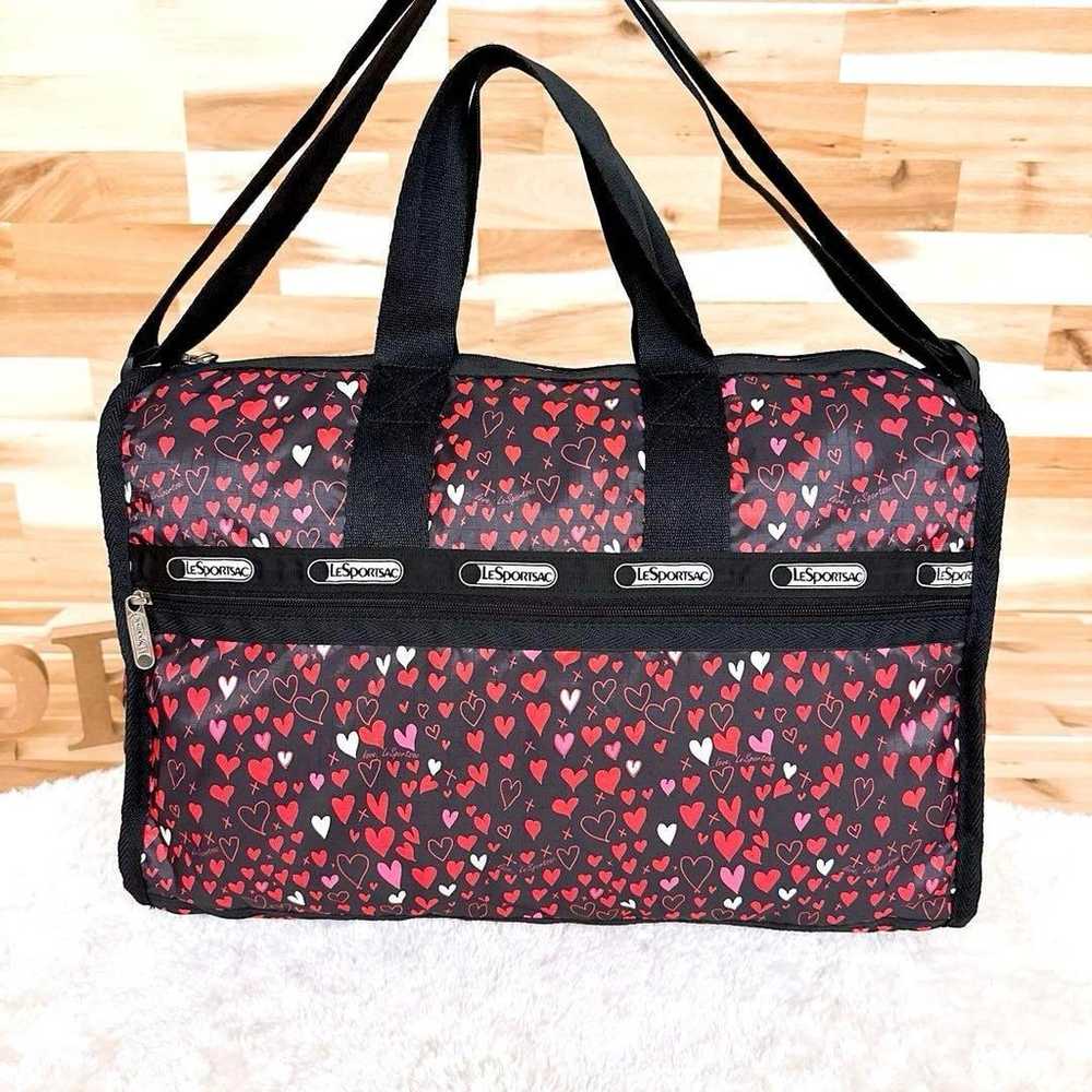 【LeSportsac】Heart Lovely Pattern Shoulder Bag wit… - image 2